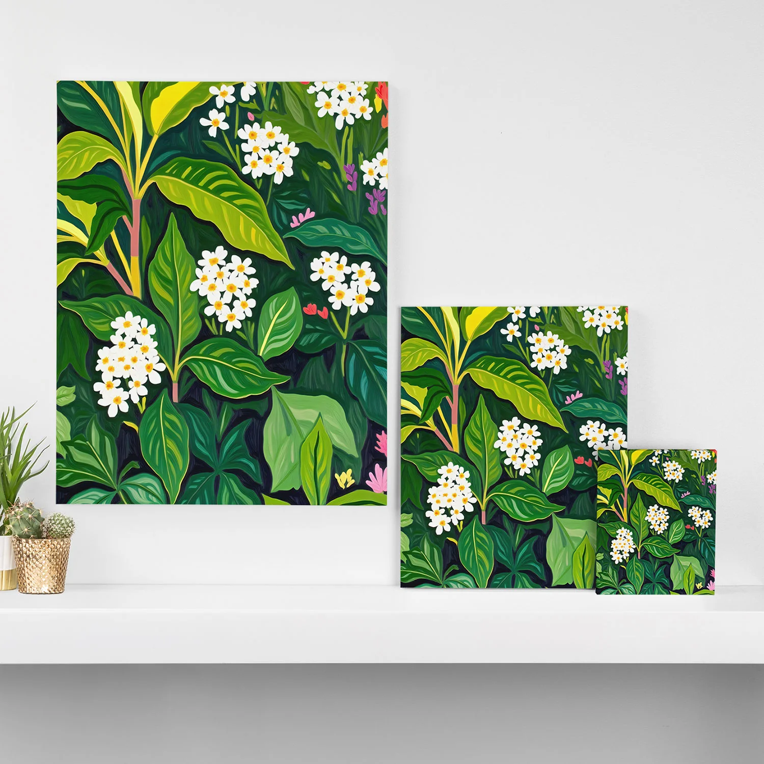 83 Oranges Beneath The Jungle Canopy Art Canvas - Image 5