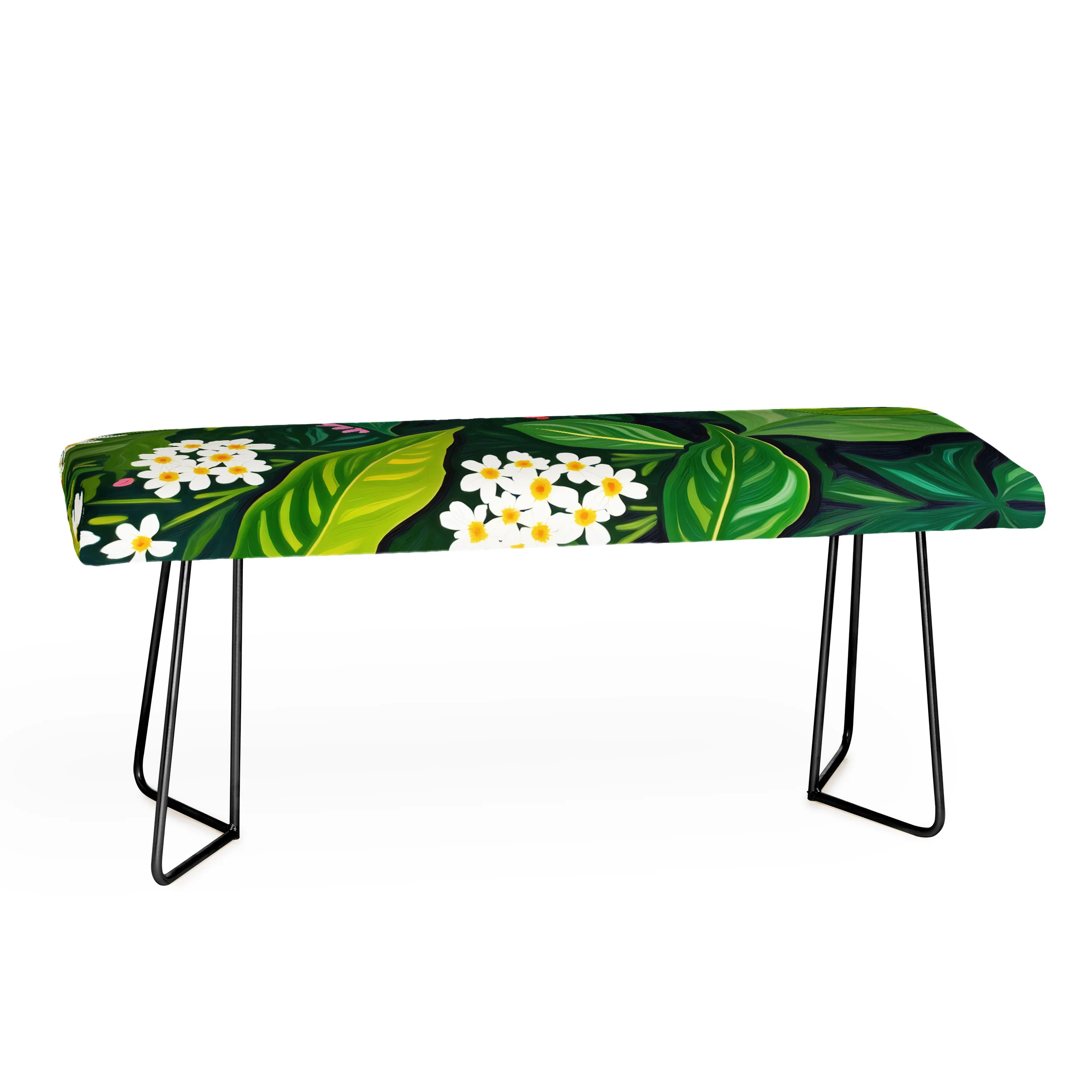 83 Oranges Beneath The Jungle Canopy Bench - Image 2