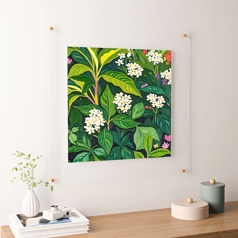 83 Oranges Beneath The Jungle Canopy Floating Acrylic Print - Image 38