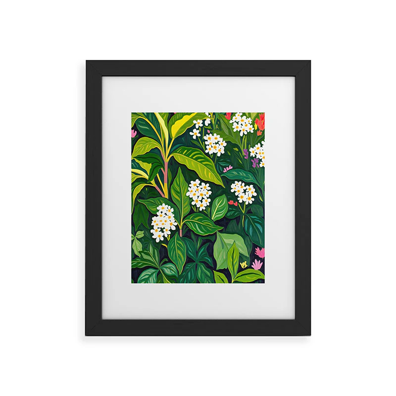 83 Oranges Beneath The Jungle Canopy Framed Art Print