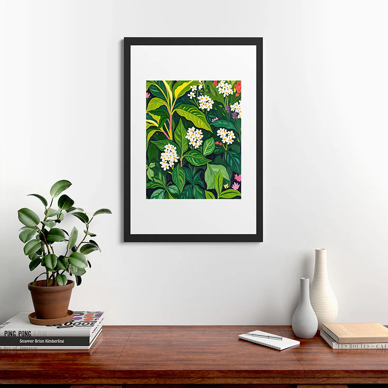 83 Oranges Beneath The Jungle Canopy Framed Art Print - Image 12