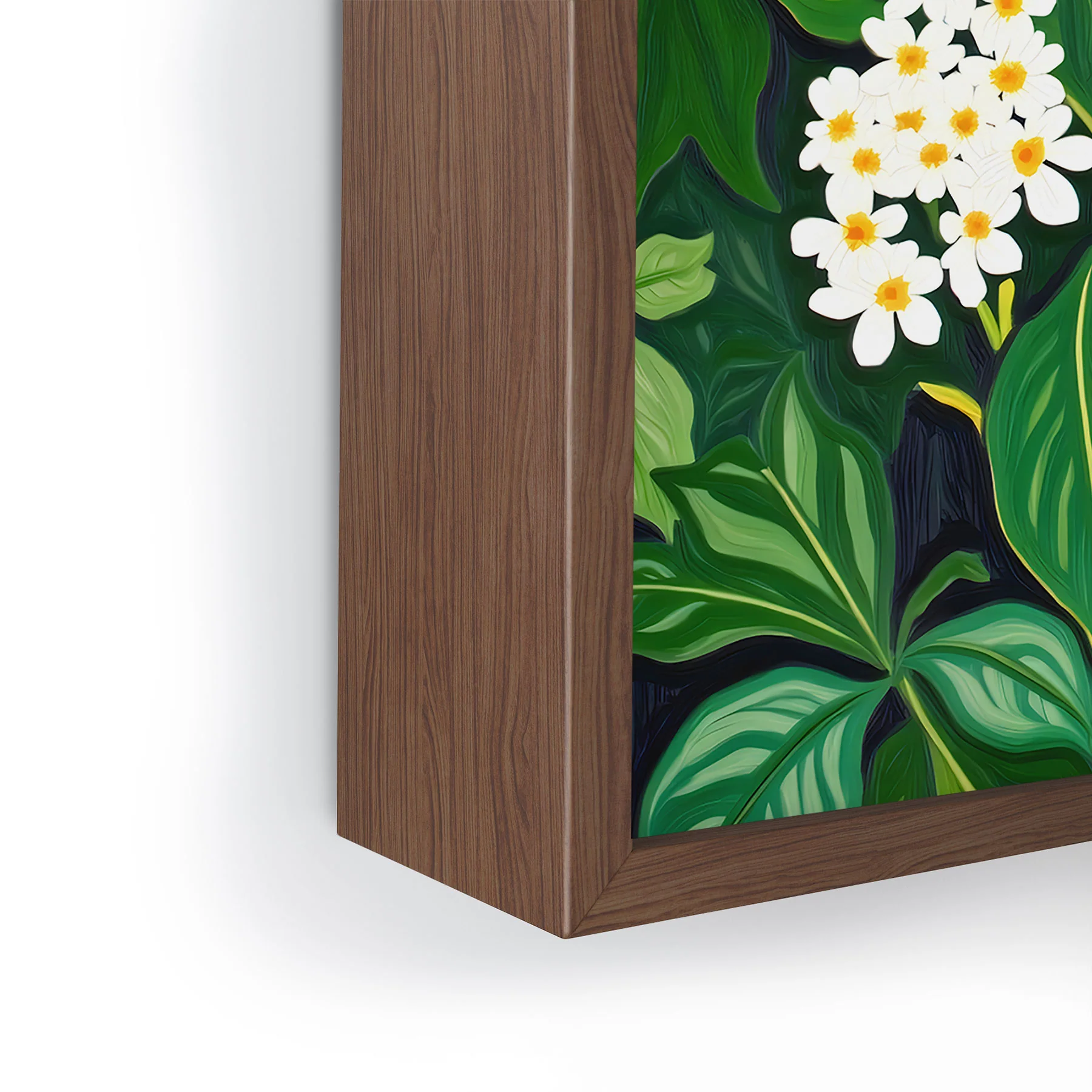 83 Oranges Beneath The Jungle Canopy Framed Mini Art Print - Image 11