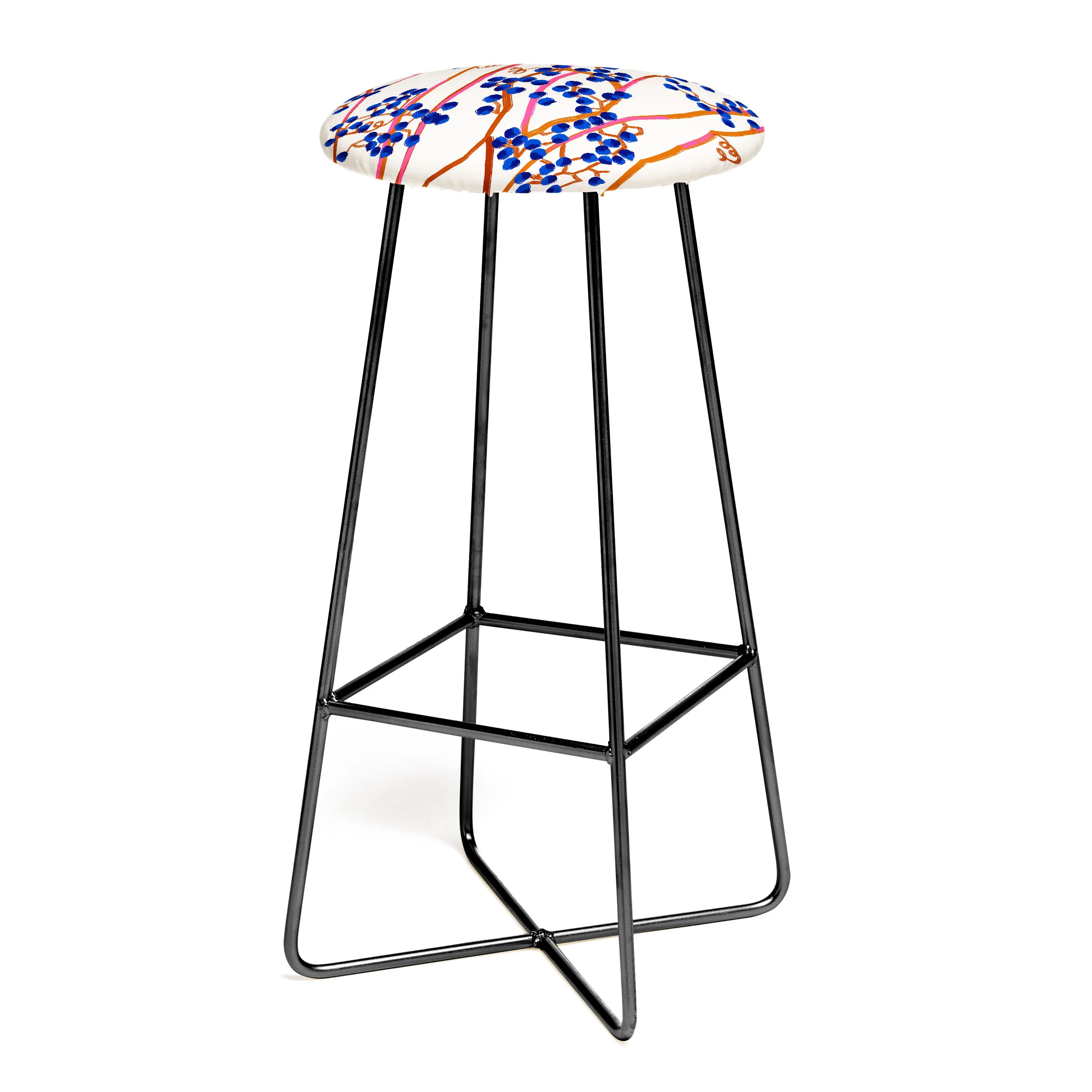 83 Oranges Berry Summer Bar Stool - Image 2
