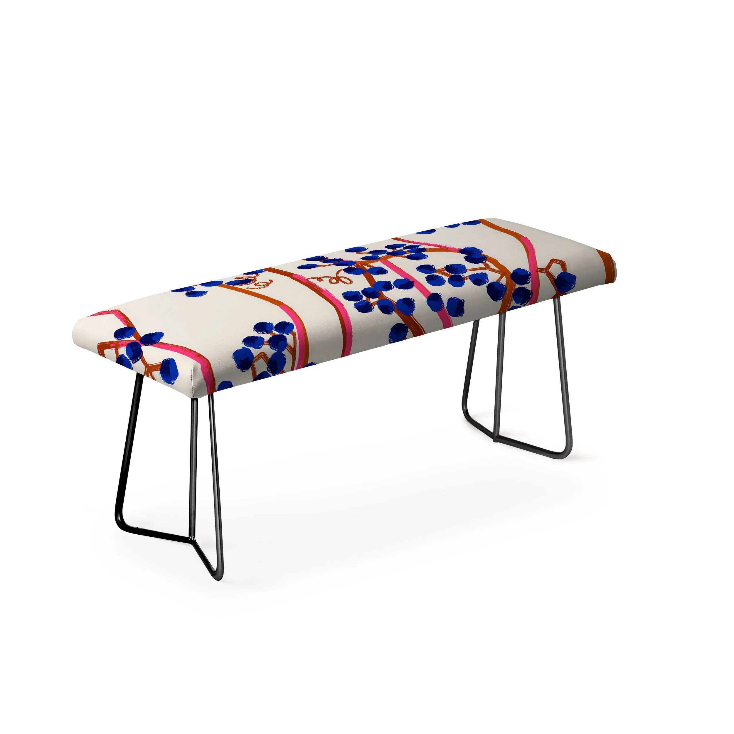 83 Oranges Berry Summer Bench - Image 4