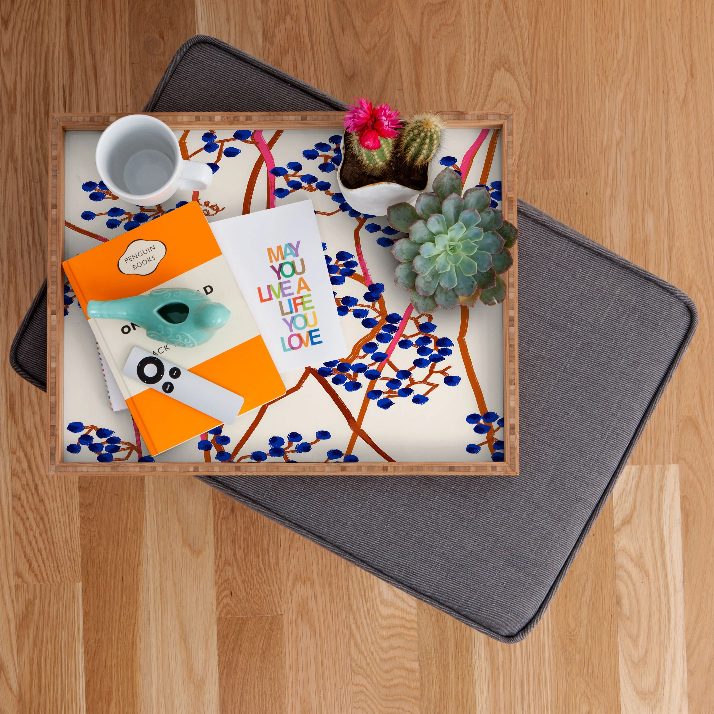 83 Oranges Berry Summer Rectangular Tray - Image 2