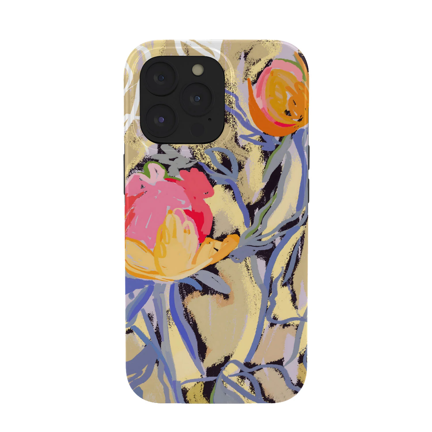 83 Oranges Blooms in The Butter Forest Phone Case - Image 22
