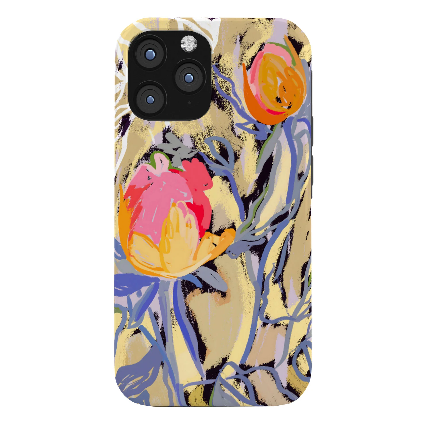 83 Oranges Blooms in The Butter Forest Phone Case - Image 27