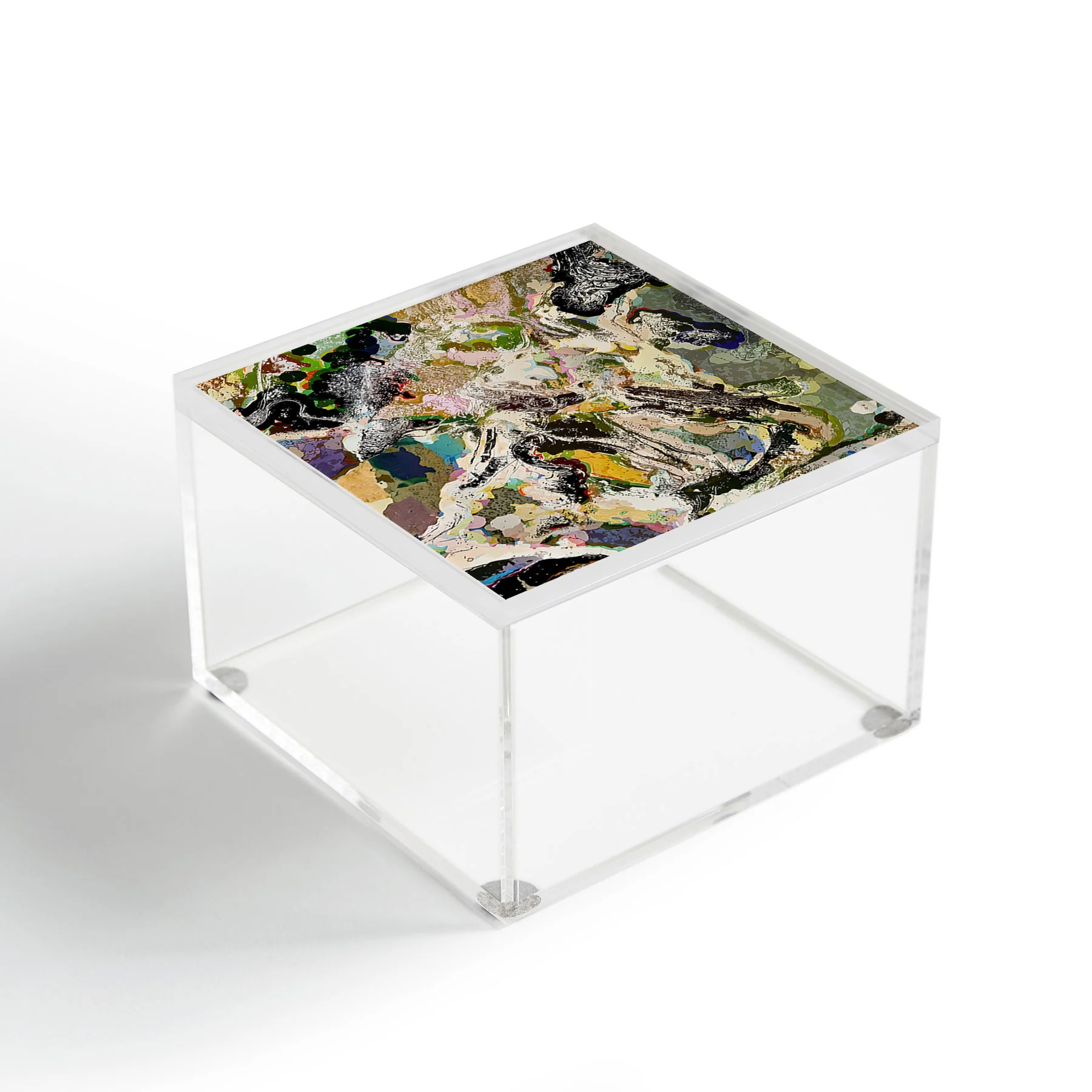 83 Oranges Echoes Beneath the Surface Acrylic Box