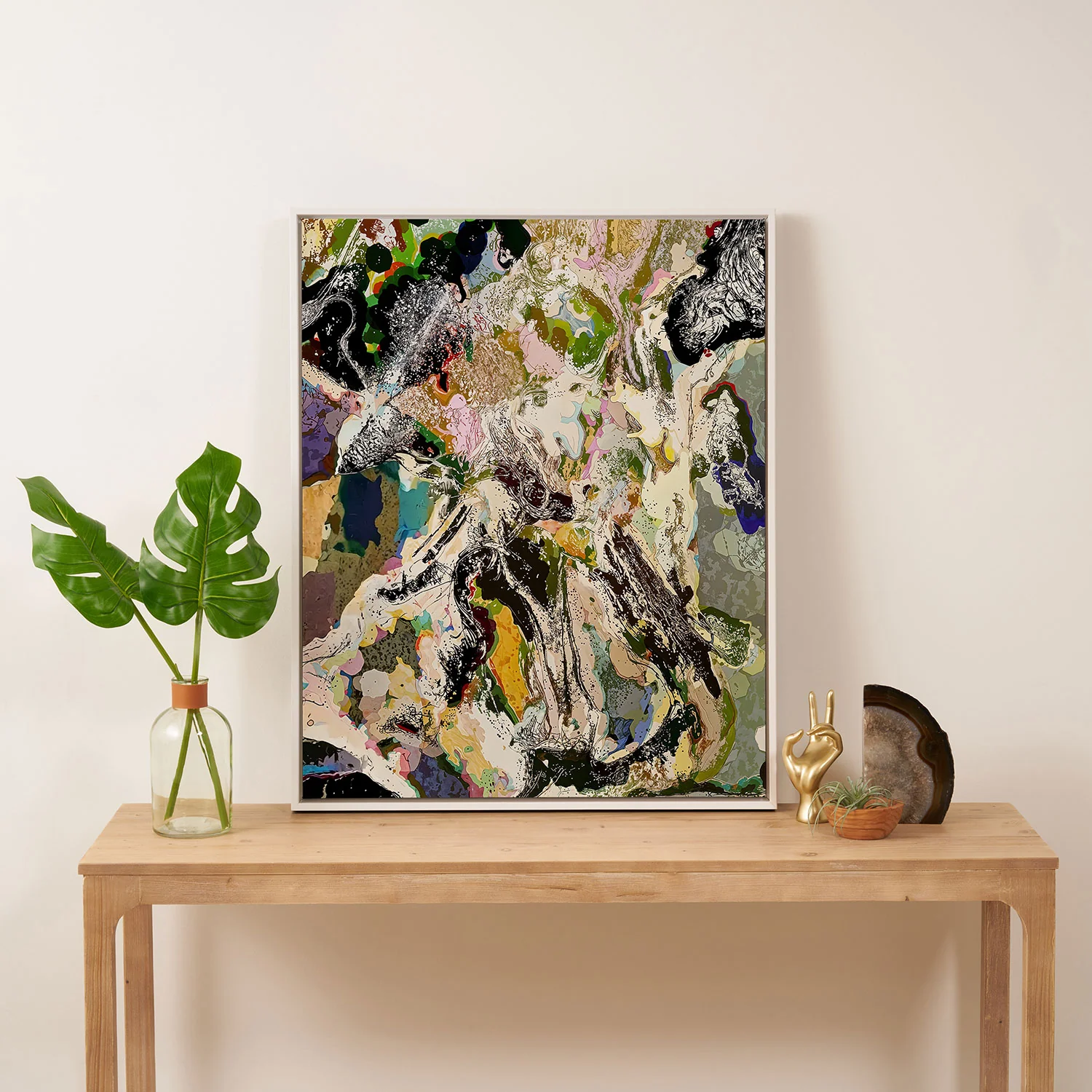 83 Oranges Echoes Beneath the Surface Art Canvas - Image 21