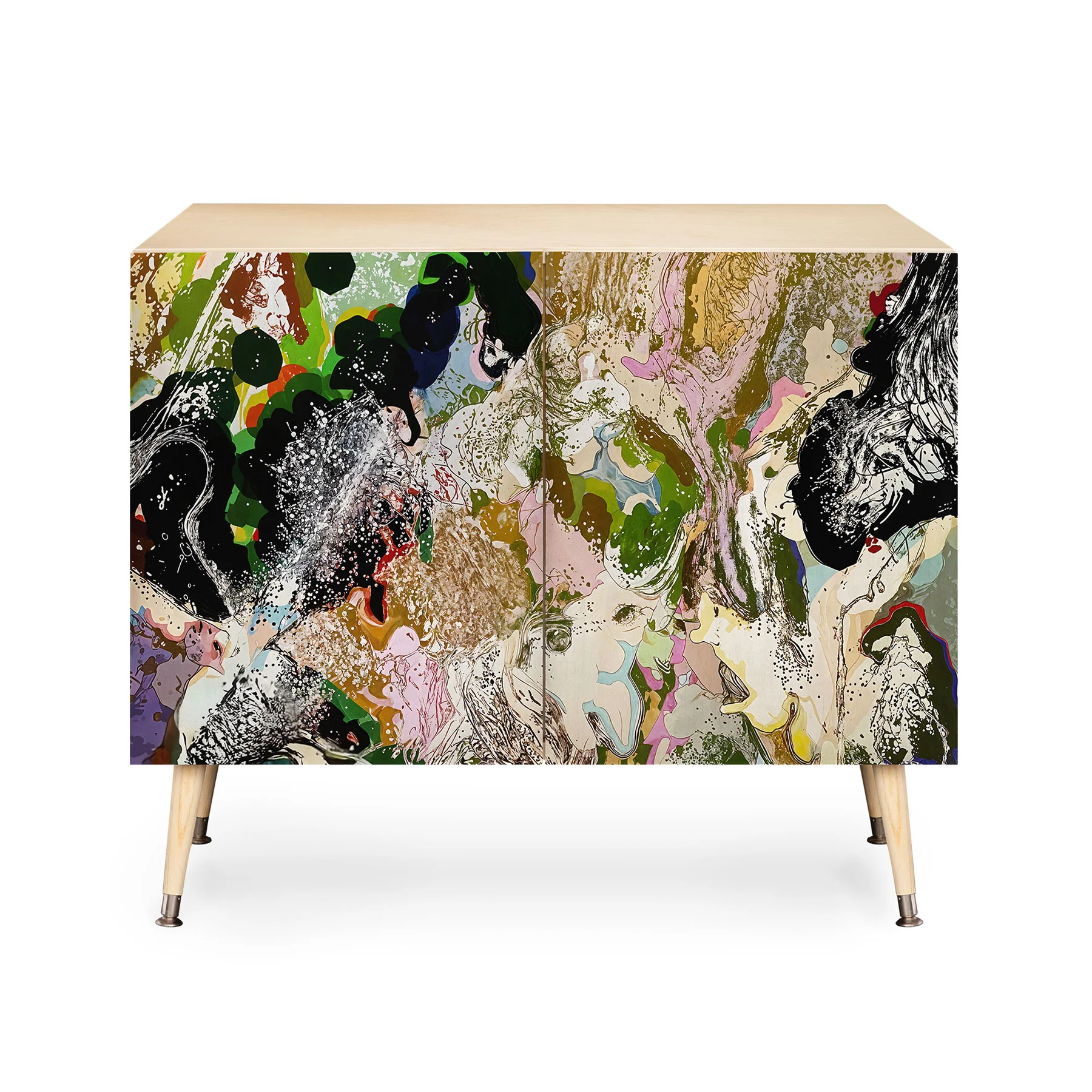 83 Oranges Echoes Beneath the Surface Credenza - Image 16