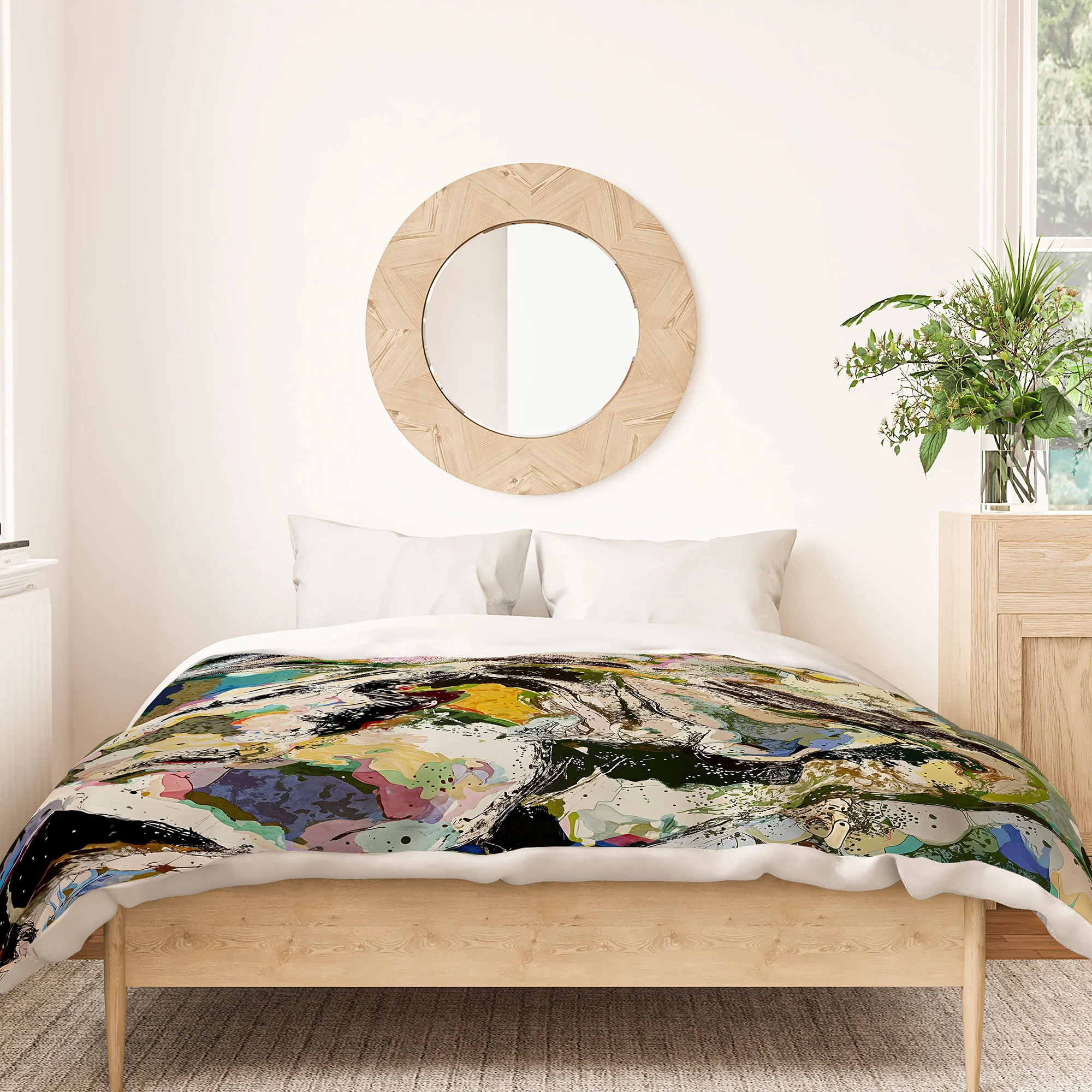 83 Oranges Echoes Beneath the Surface Duvet Cover - Image 2