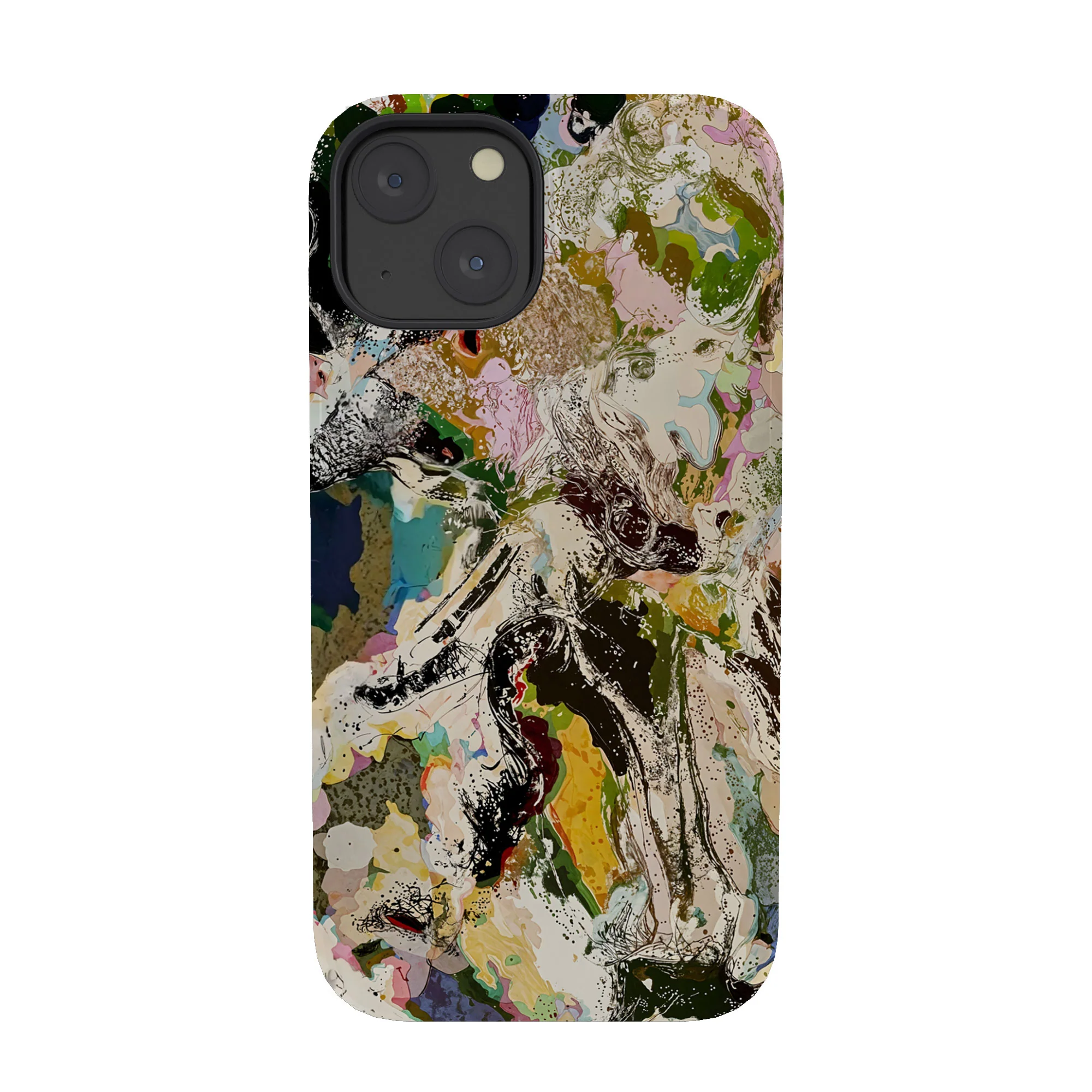 83 Oranges Echoes Beneath the Surface Phone Case - Image 43