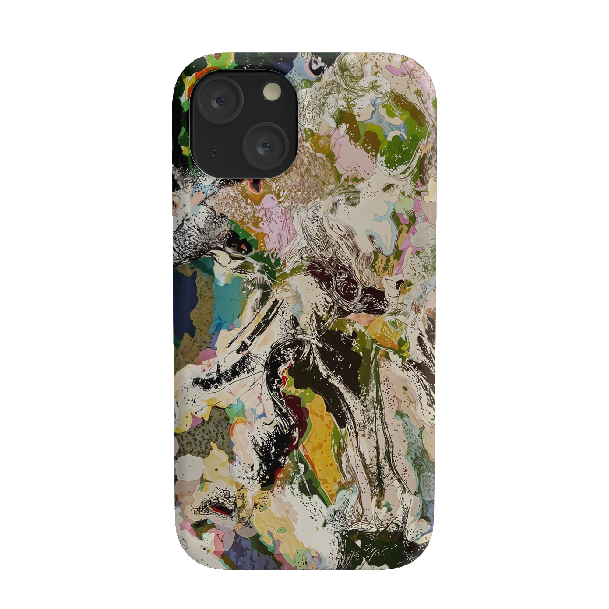 83 Oranges Echoes Beneath the Surface Phone Case - Image 51