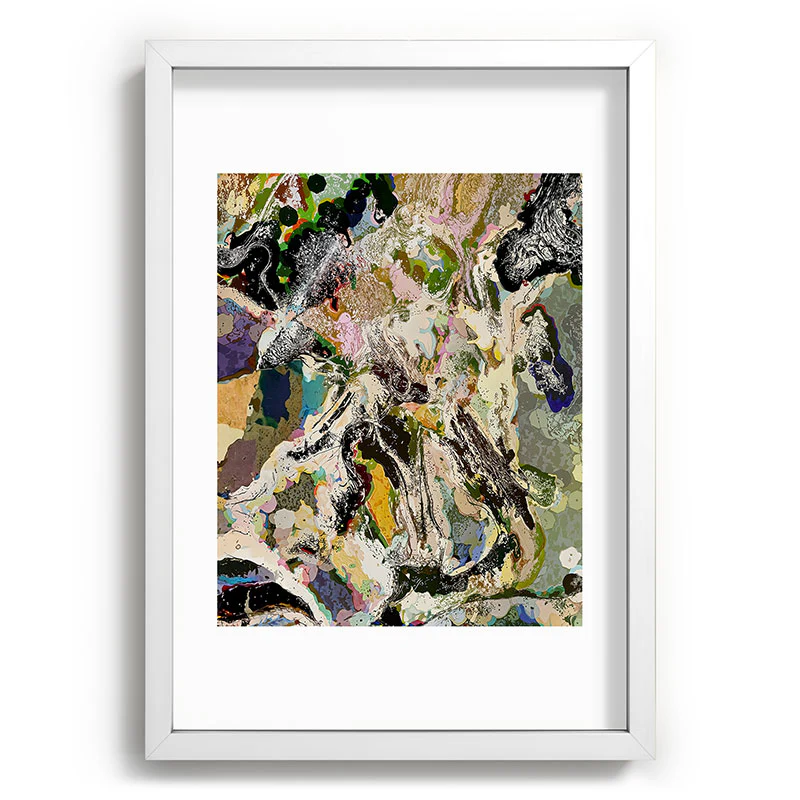83 Oranges Echoes Beneath the Surface Recessed Framing Rectangle - Image 11