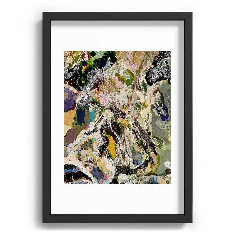 83 Oranges Echoes Beneath the Surface Recessed Framing Rectangle - Image 9