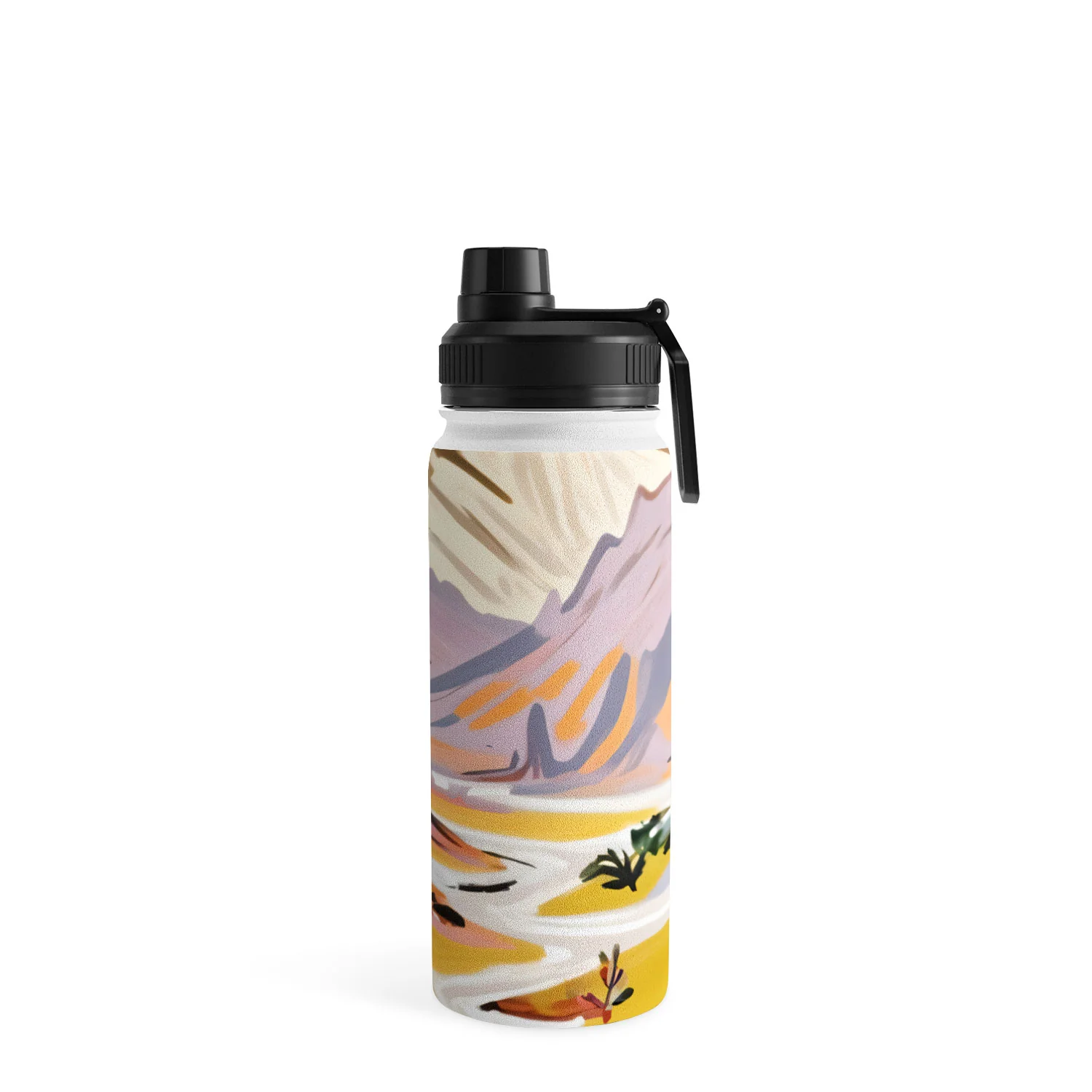 83 Oranges Lavender Mountains Water Bottle - Image 13