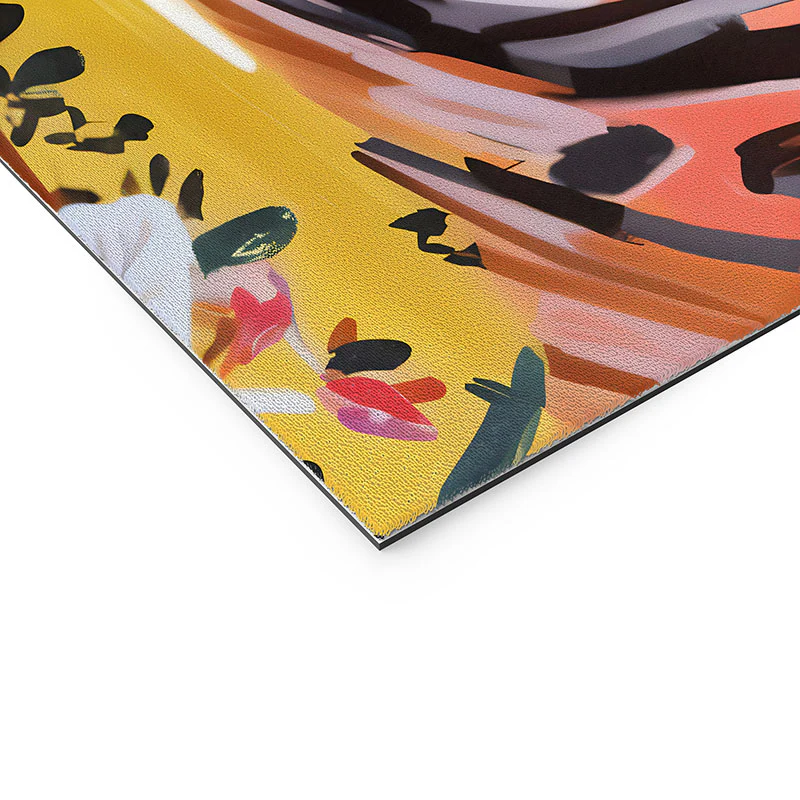 83 Oranges Lavender Mountains Welcome Mat - Image 6