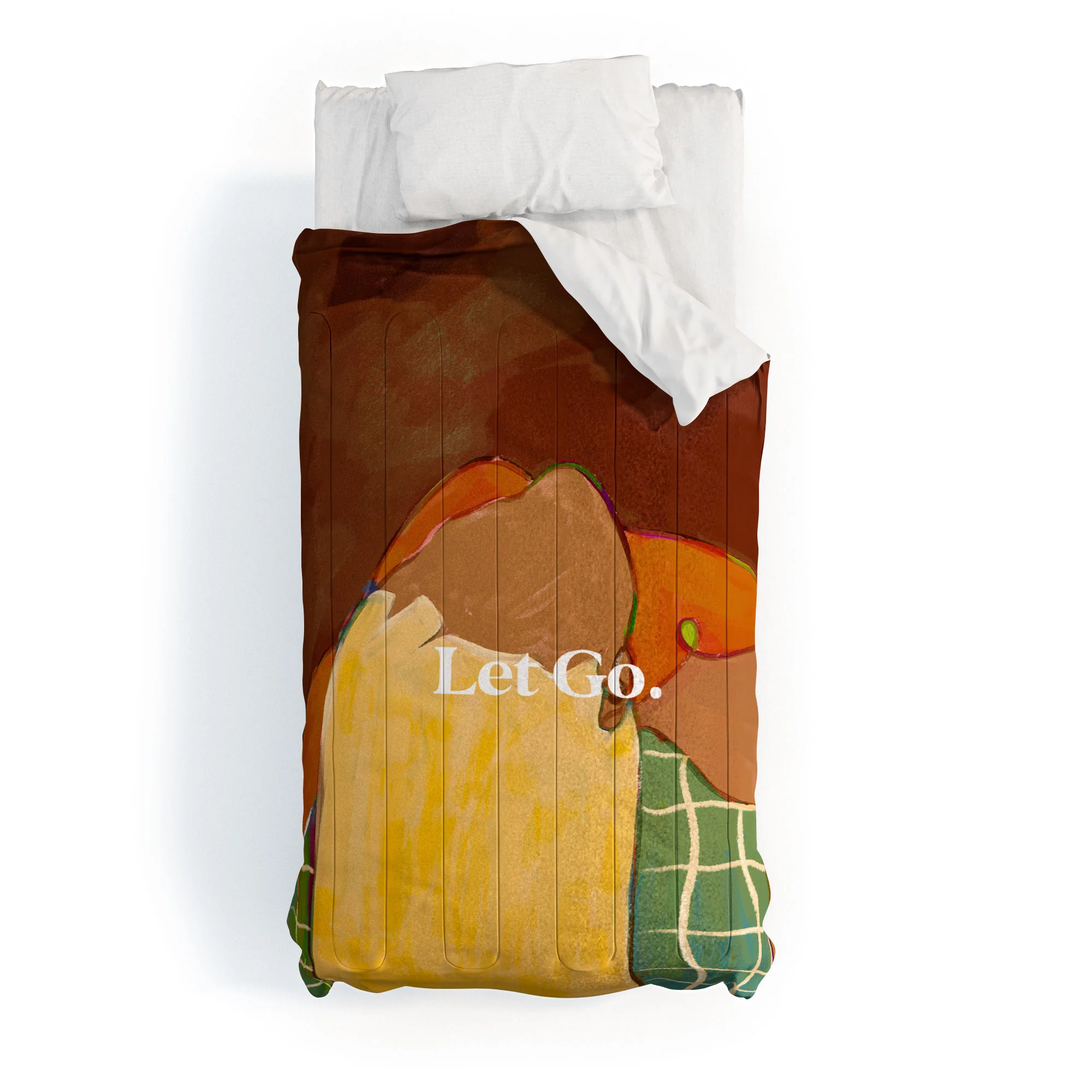 83 Oranges Let Us Let Go Comforter - Image 4