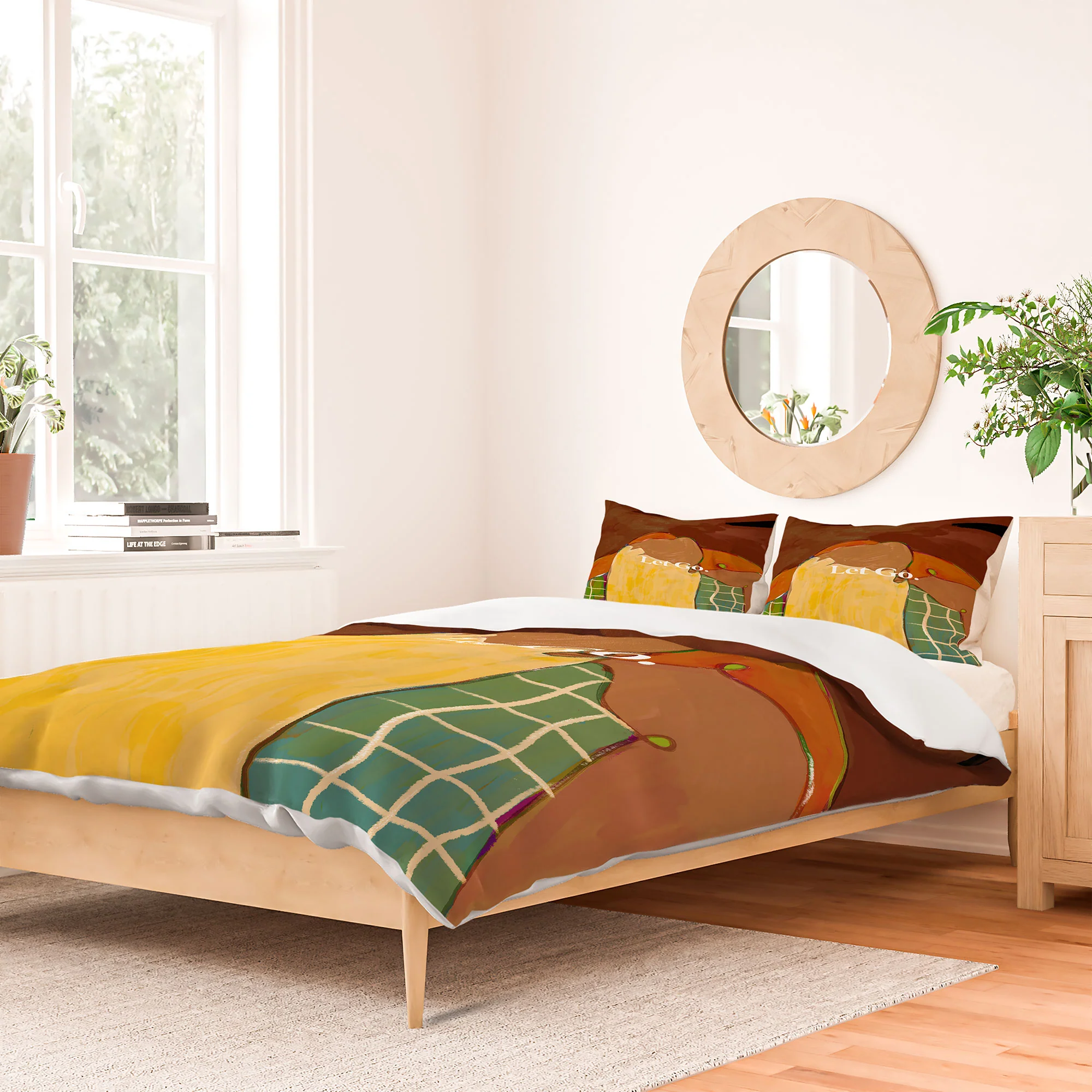 83 Oranges Let Us Let Go Duvet Cover - Image 22