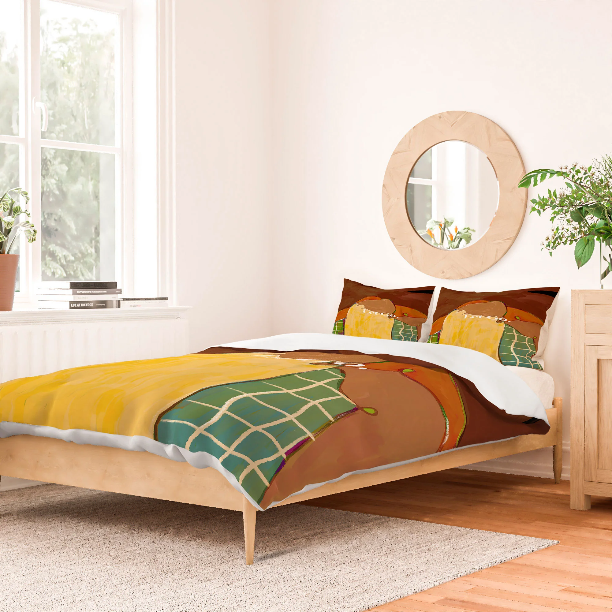 83 Oranges Let Us Let Go Duvet Cover - Image 54