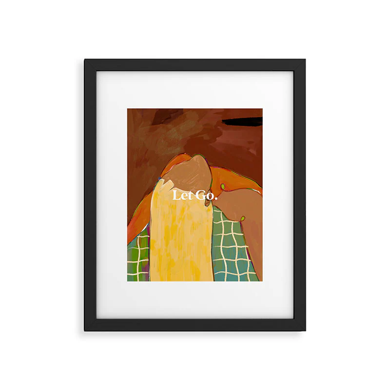 83 Oranges Let Us Let Go Framed Art Print - Image 25