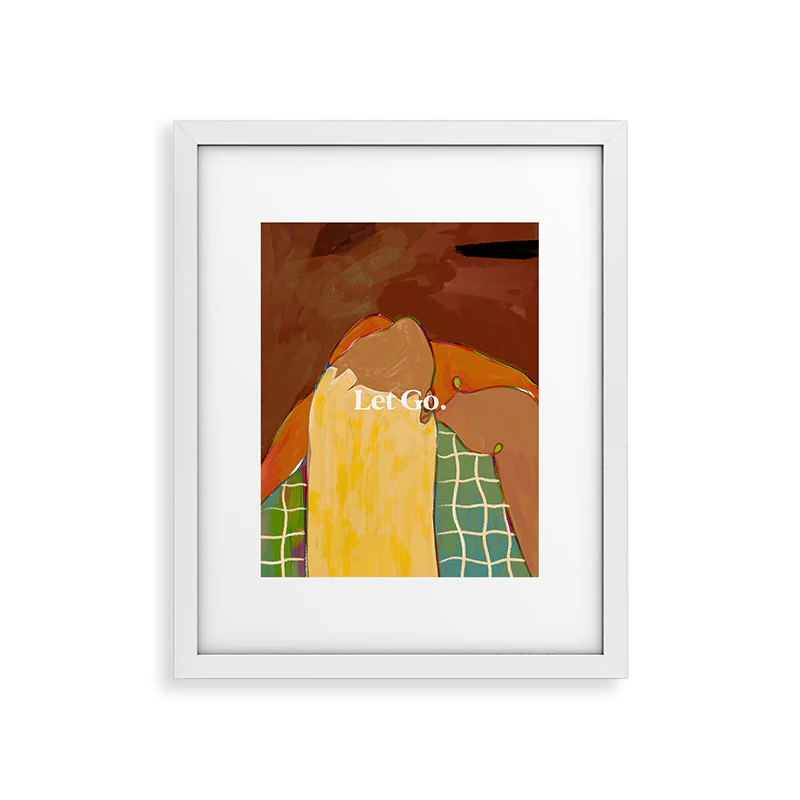 83 Oranges Let Us Let Go Framed Art Print - Image 41