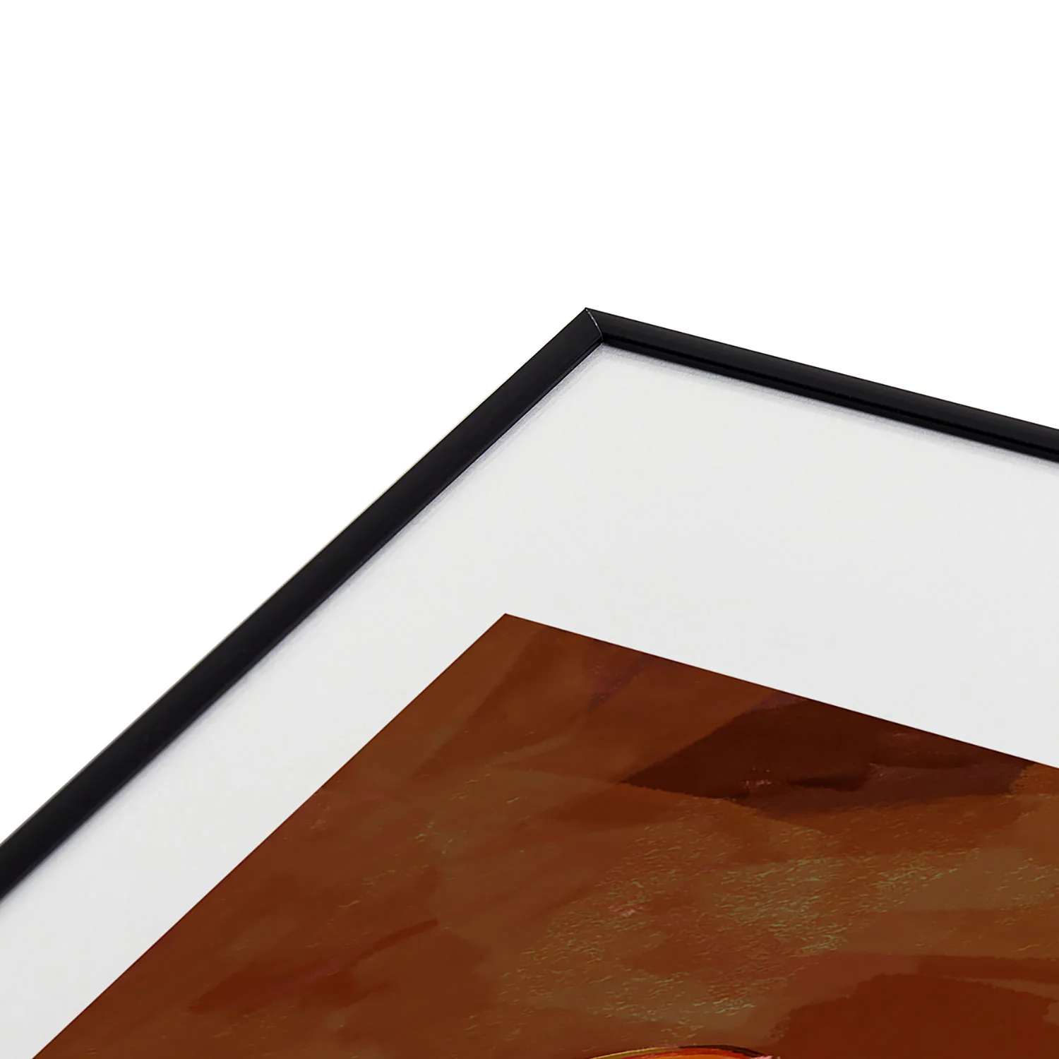 83 Oranges Let Us Let Go Metal Framed Art Print - Image 23