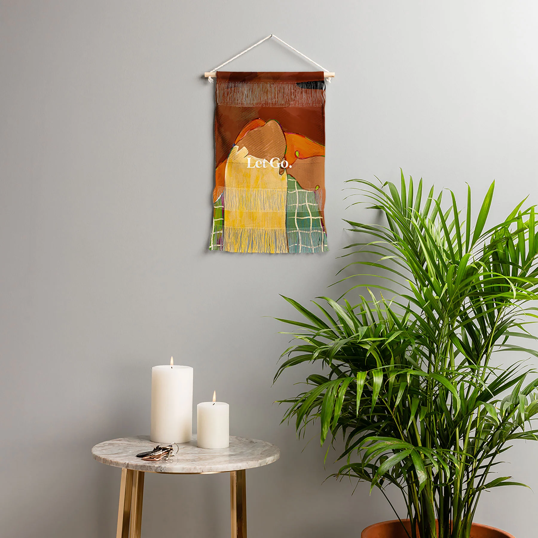 83 Oranges Let Us Let Go Wall Hanging Portrait - Image 3
