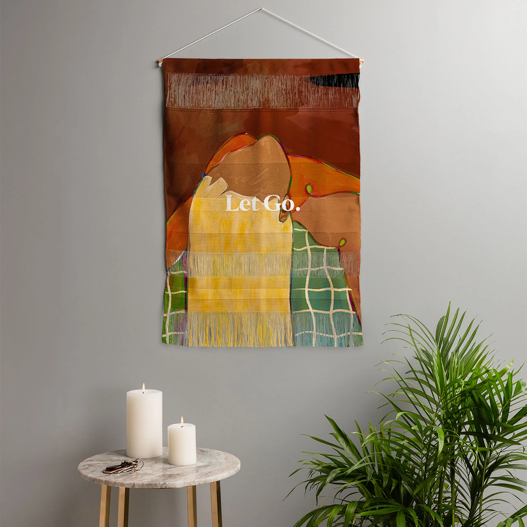 83 Oranges Let Us Let Go Wall Hanging Portrait - Image 4