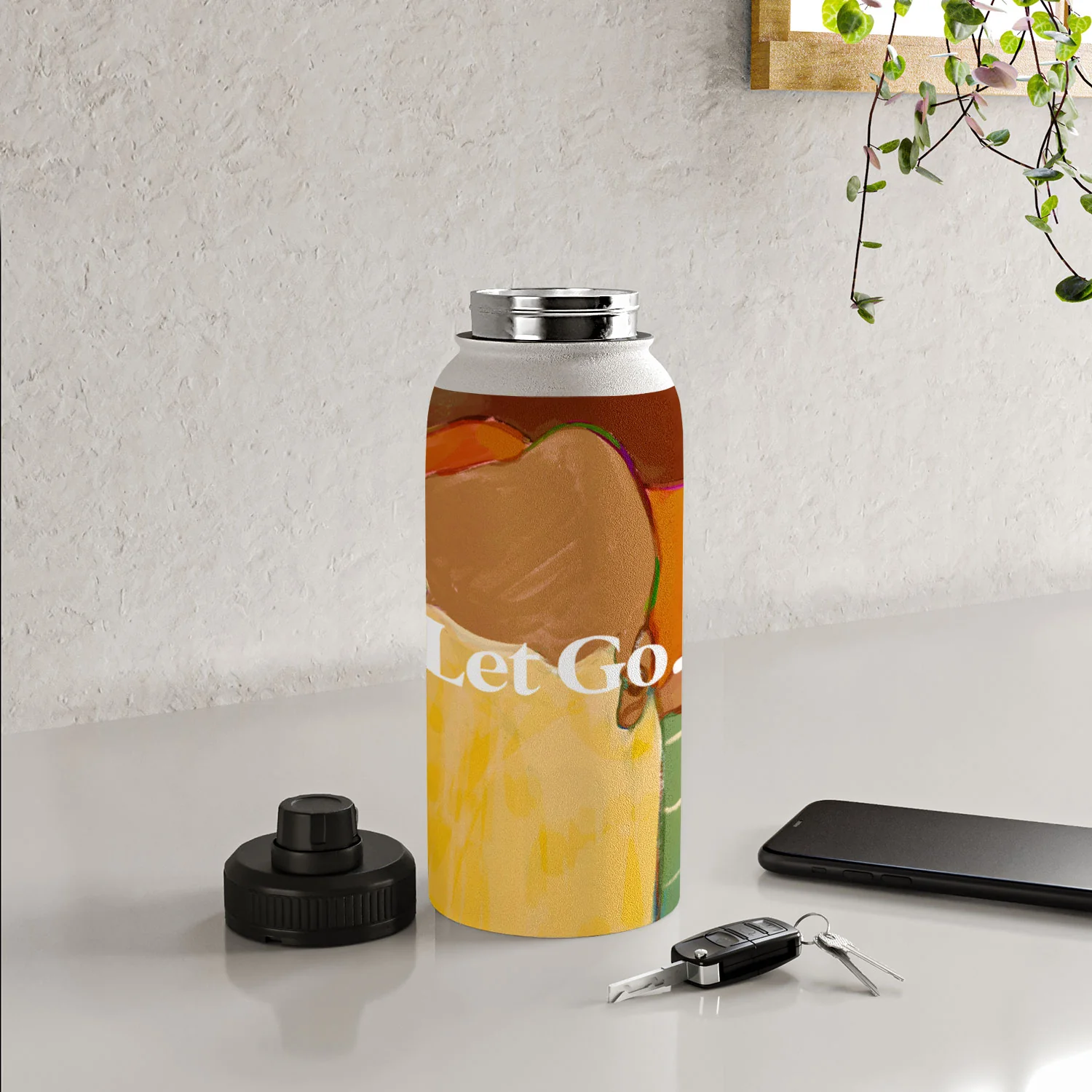 83 Oranges Let Us Let Go Water Bottle - Image 28