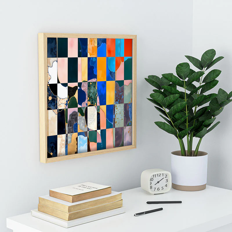 83 Oranges Luxe Checkerboard Recessed Framing Square - Image 14