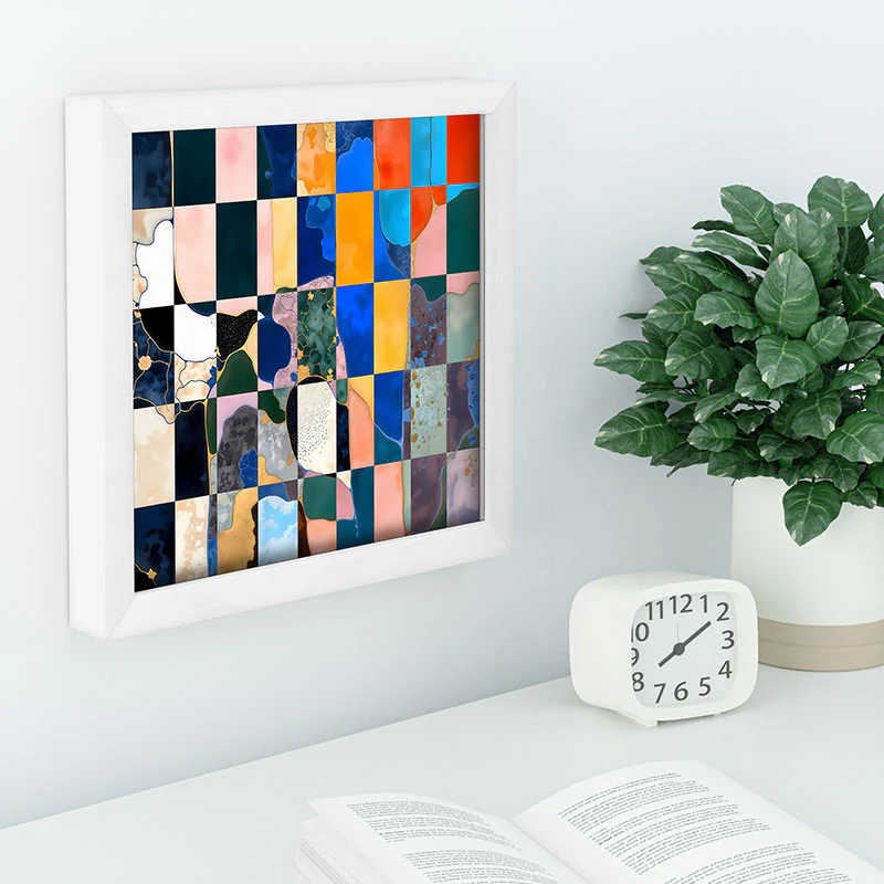 83 Oranges Luxe Checkerboard Recessed Framing Square - Image 4