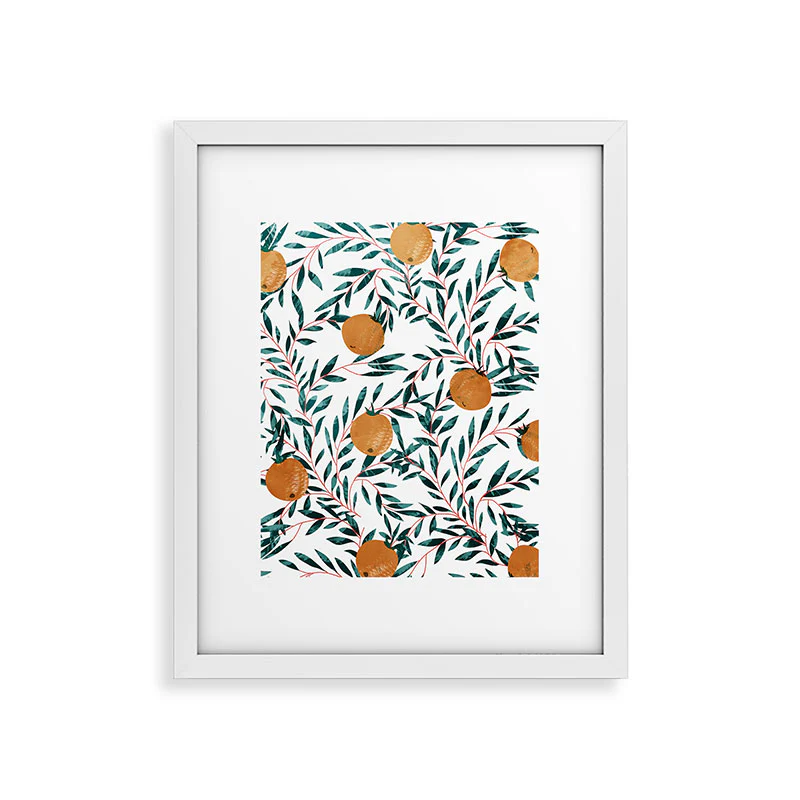 83 Oranges Mandarins Framed Art Print - Image 43