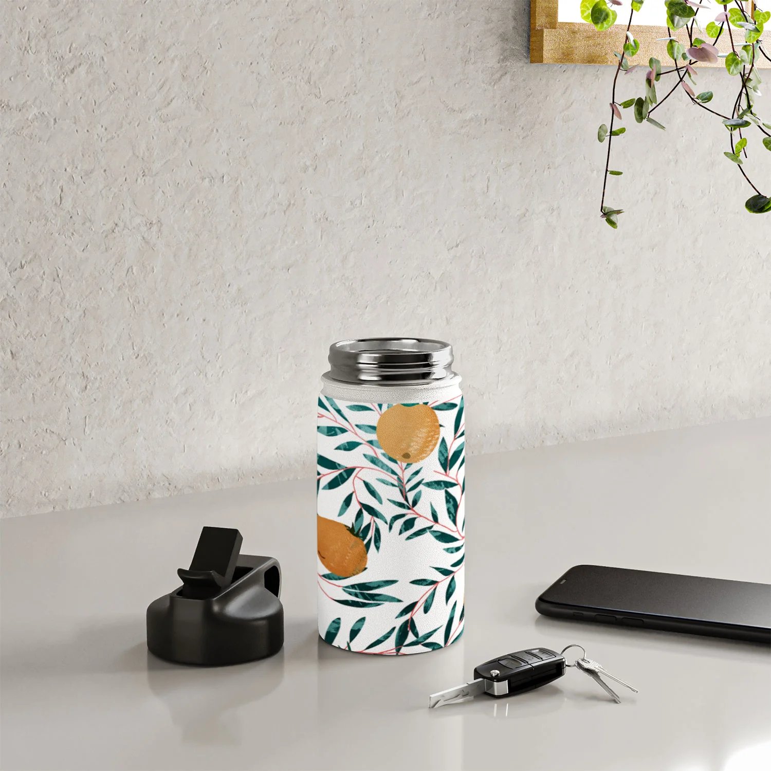 83 Oranges Mandarins Water Bottle - Image 8