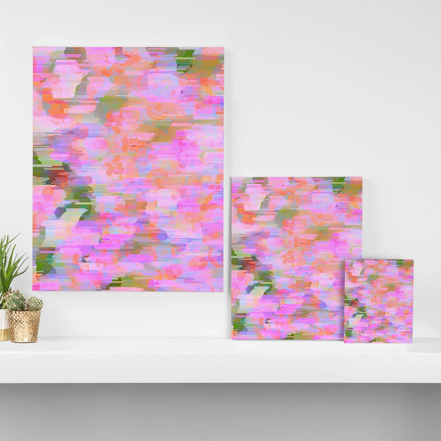 83 Oranges Pink Haze Art Canvas - Image 5