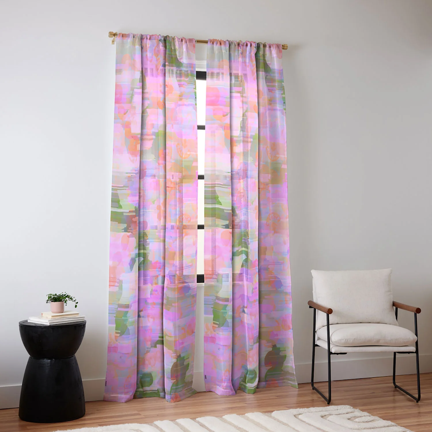 83 Oranges Pink Haze Sheer Non Repeat - Image 2