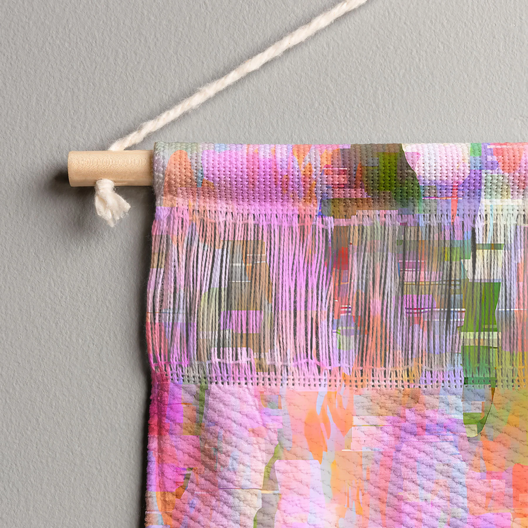 83 Oranges Pink Haze Wall Hanging Landscape - Image 5