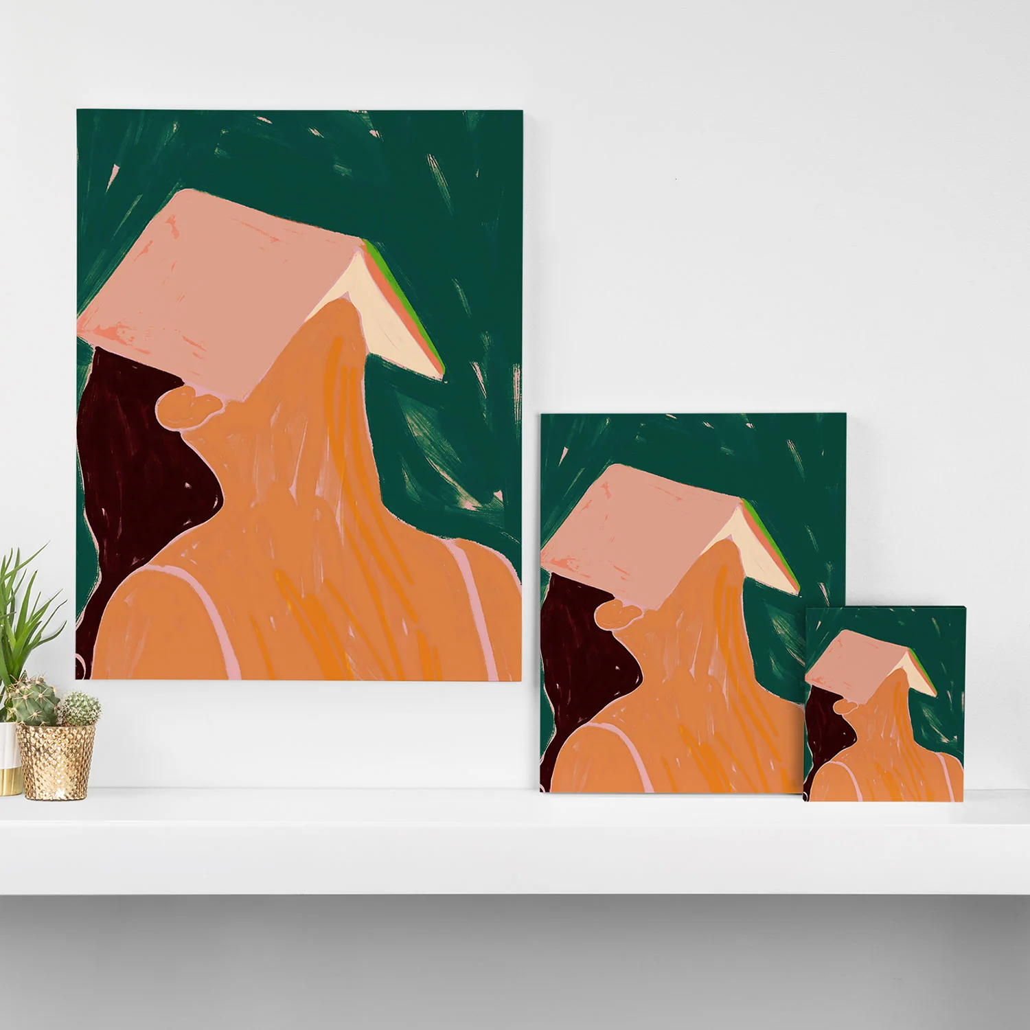 83 Oranges Reading Between The Lines Art Canvas - Image 5