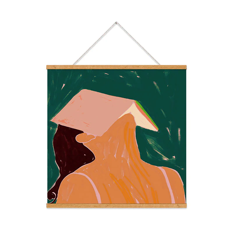 83 Oranges Reading Between The Lines Art Print - Image 43