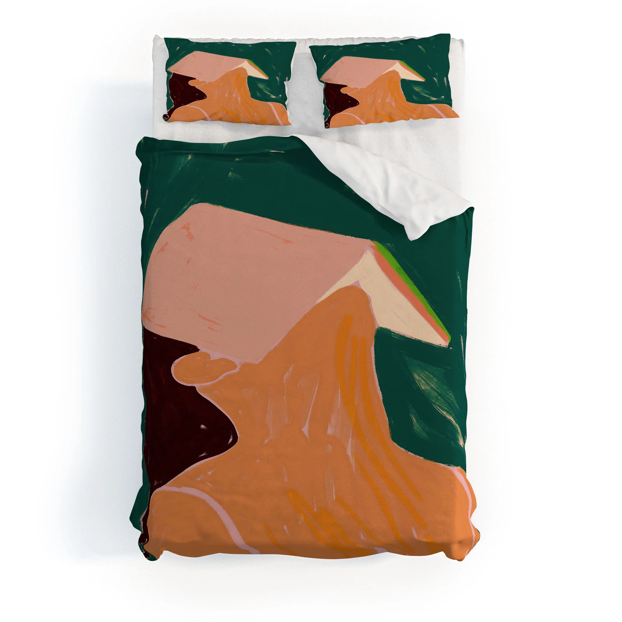 83 Oranges Reading Between The Lines Duvet Cover - Image 33