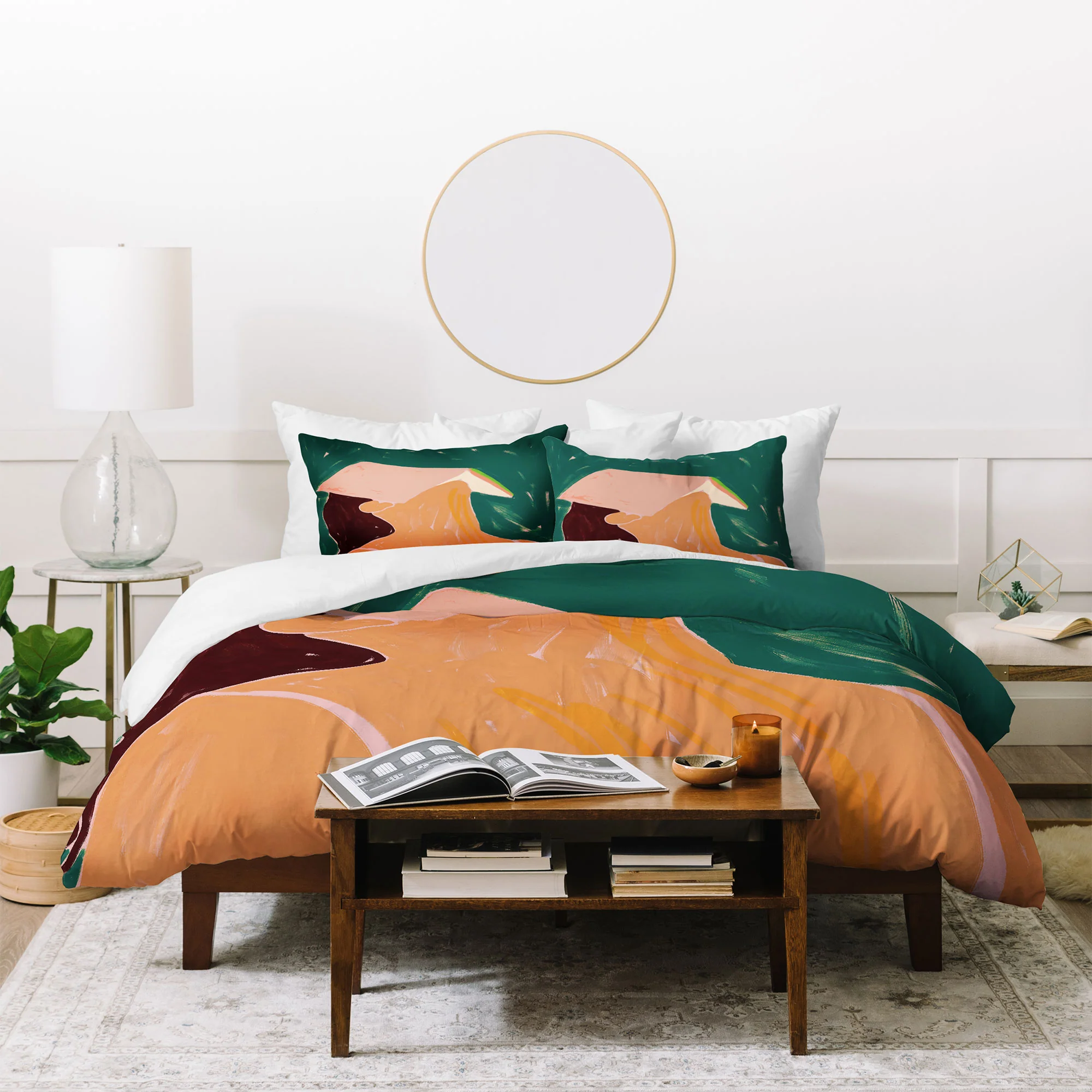83 Oranges Reading Between The Lines Duvet Cover - Image 36