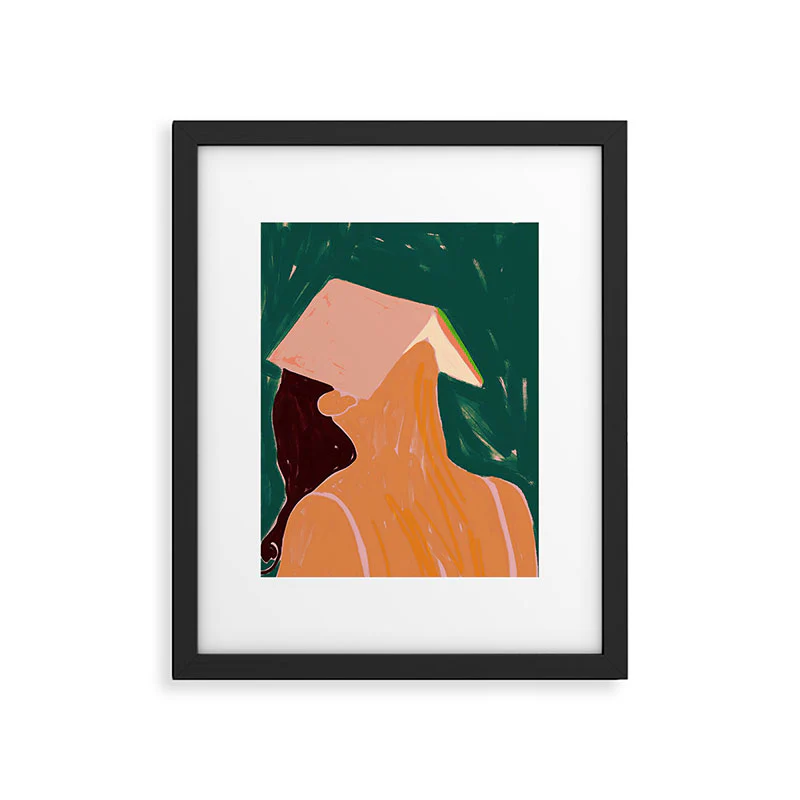 83 Oranges Reading Between The Lines Framed Art Print - Image 31