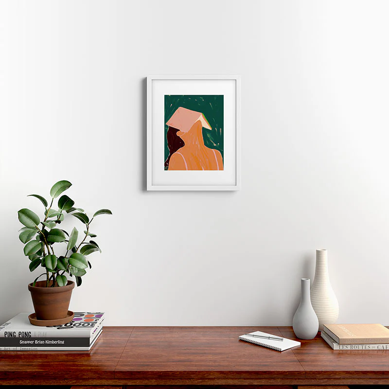 83 Oranges Reading Between The Lines Framed Art Print - Image 44