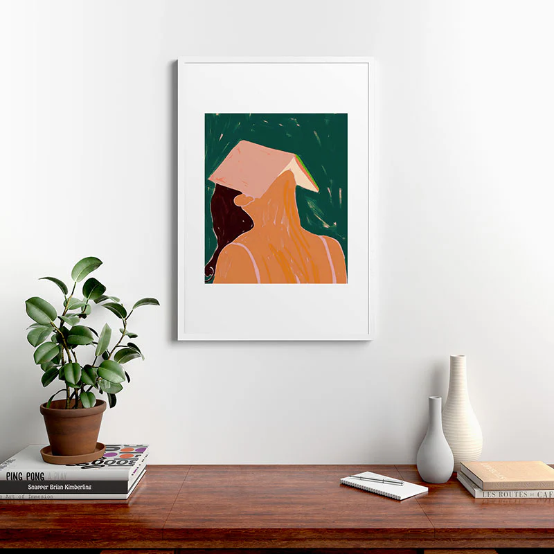 83 Oranges Reading Between The Lines Framed Art Print - Image 48