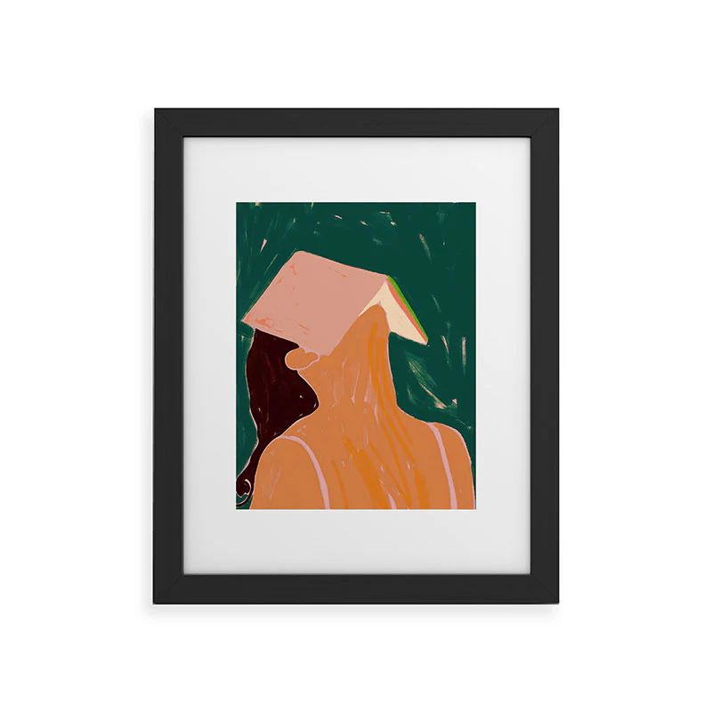 83 Oranges Reading Between The Lines Framed Art Print - Image 5