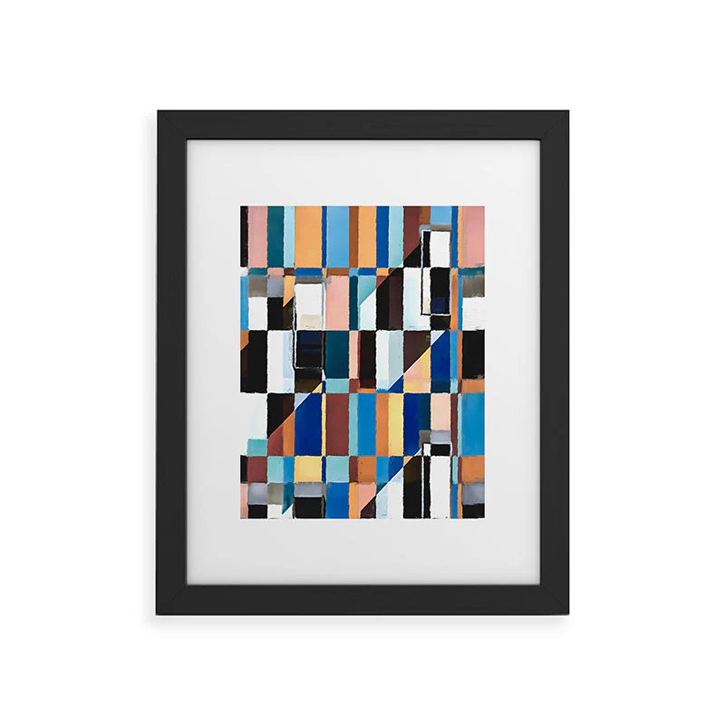 83 Oranges Scandinavian Earth Framed Art Print - Image 11