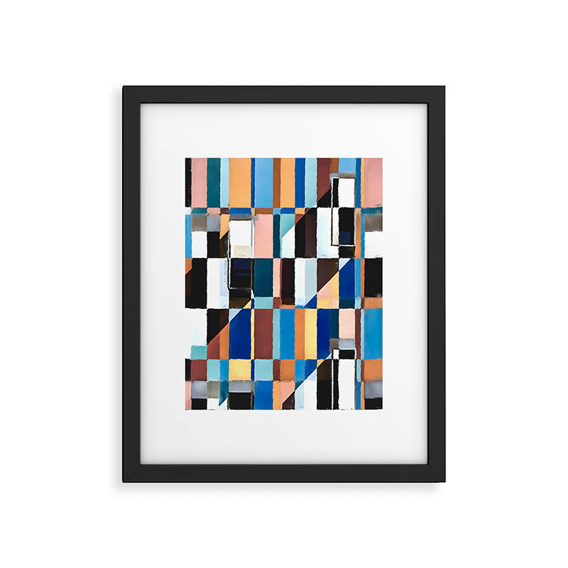 83 Oranges Scandinavian Earth Framed Art Print - Image 25