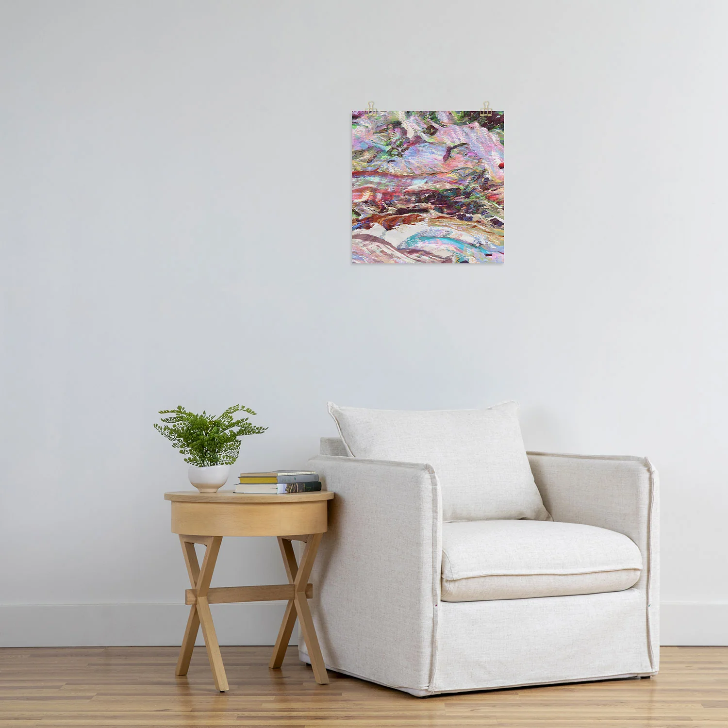 83 Oranges Sequin Haze Art Print - Image 18