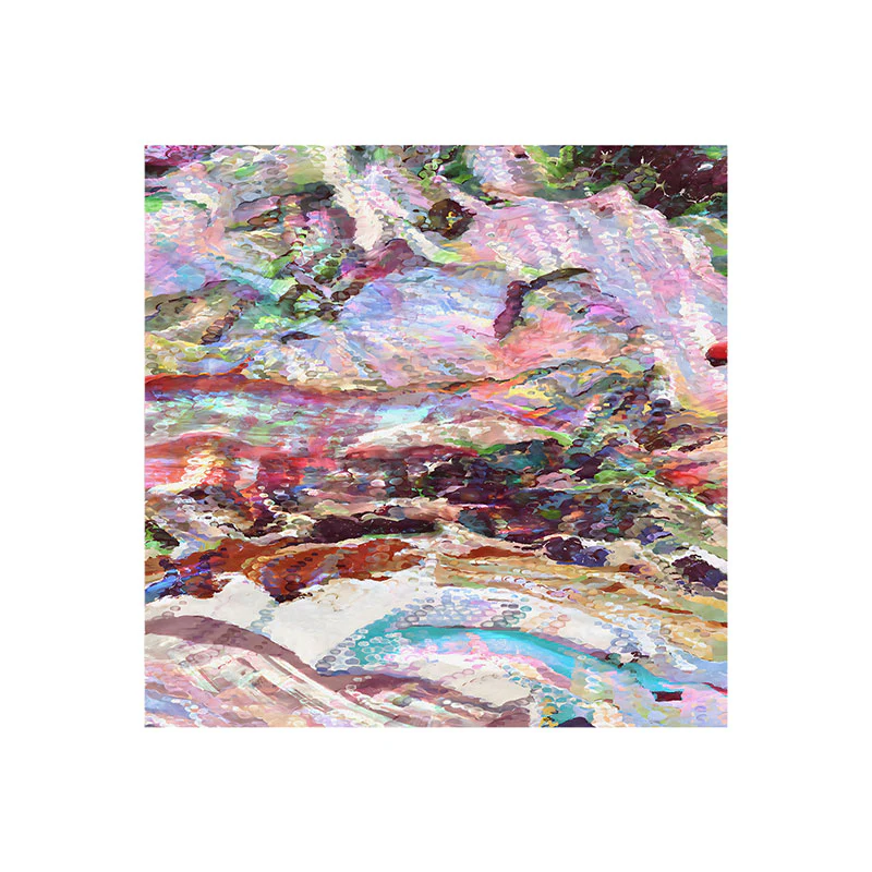 83 Oranges Sequin Haze Art Print - Image 19