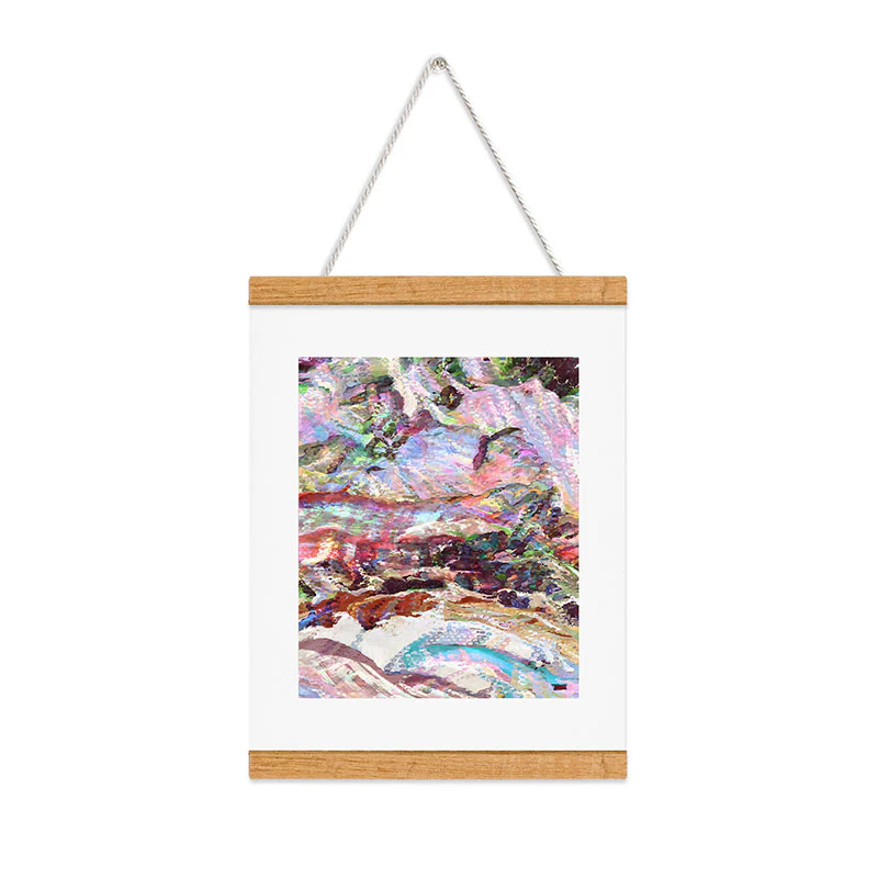 83 Oranges Sequin Haze Art Print - Image 28